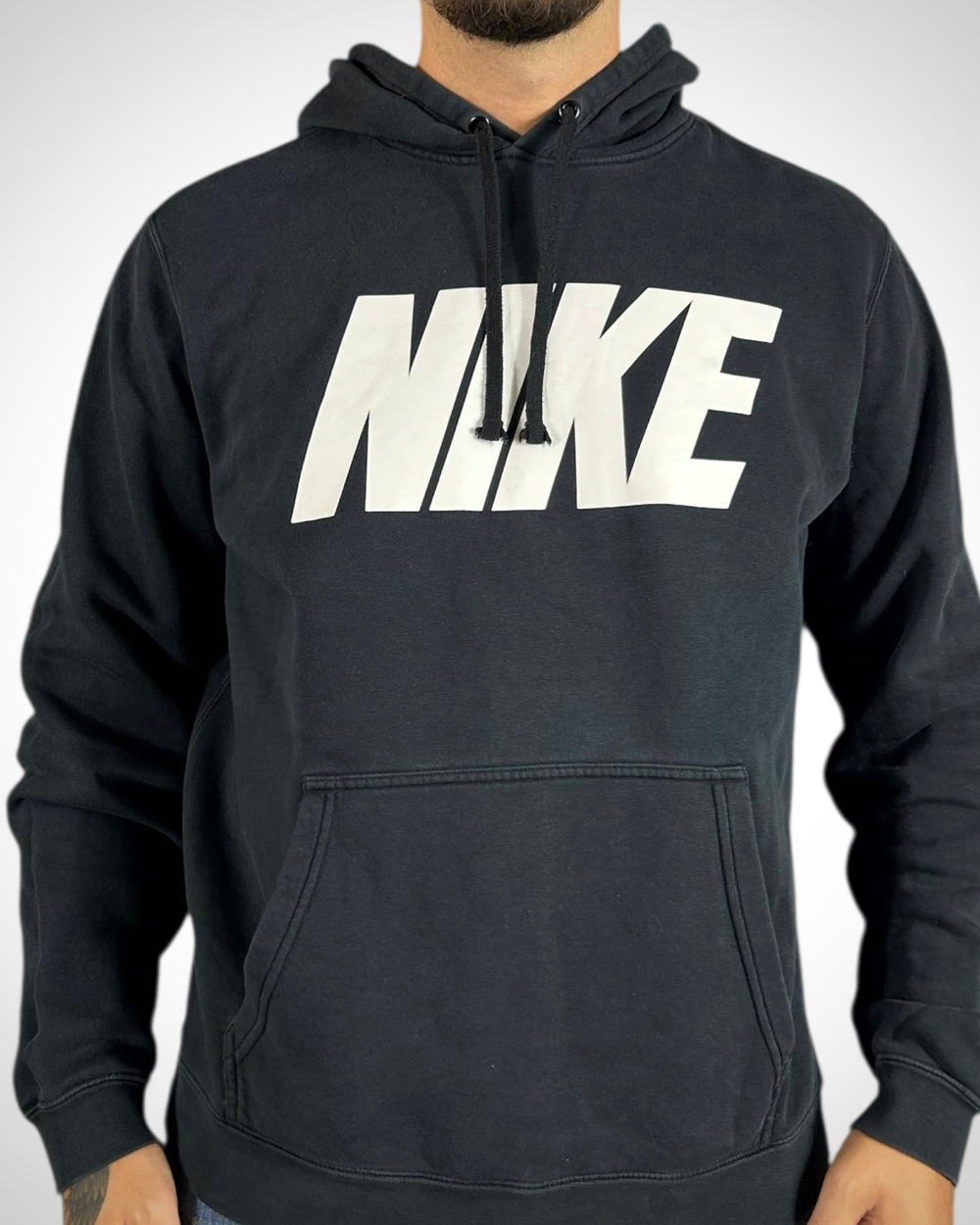 Felpa Cappuccio Nike Nera