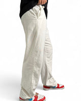 Pantalone Anma in Lino Bianco