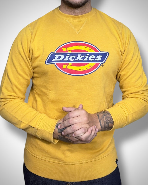 Felpa Vintage Dickies Gialla – Workwear Icon