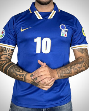 Maglia Italia Nike Francesco Totti #10 Blu Home Retro