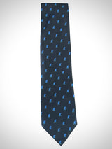 Cravatta blu navy