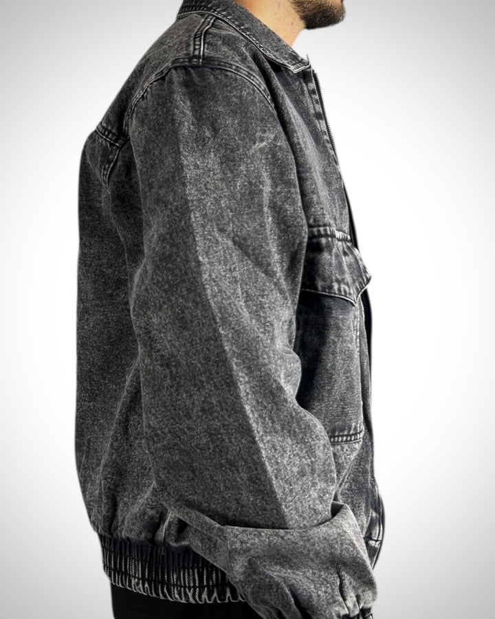 Giubbotto Dickies Vintage Stone Washed Nero – Custom Rework