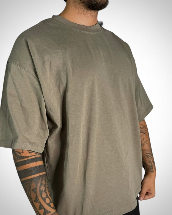 T-Shirt Anma Verde– Cotone Pesante Premium