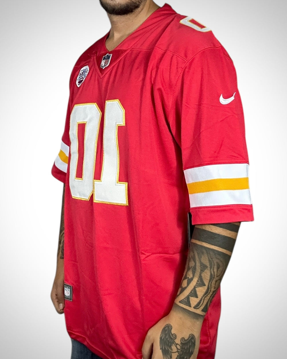 Maglia NFL Nike Kansas City Chiefs Isiah Pacheco #10 Rossa NUOVA CON CARTELLINO