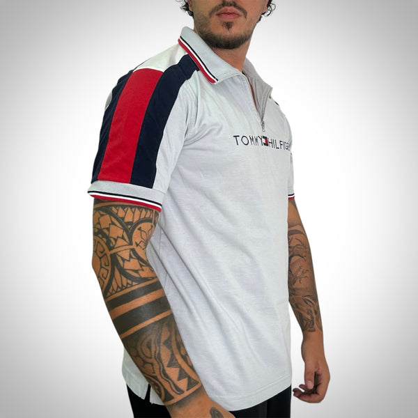 Polo con zip T.hilfiger