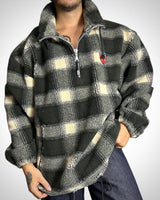 Vintage Check Fleece Oversize