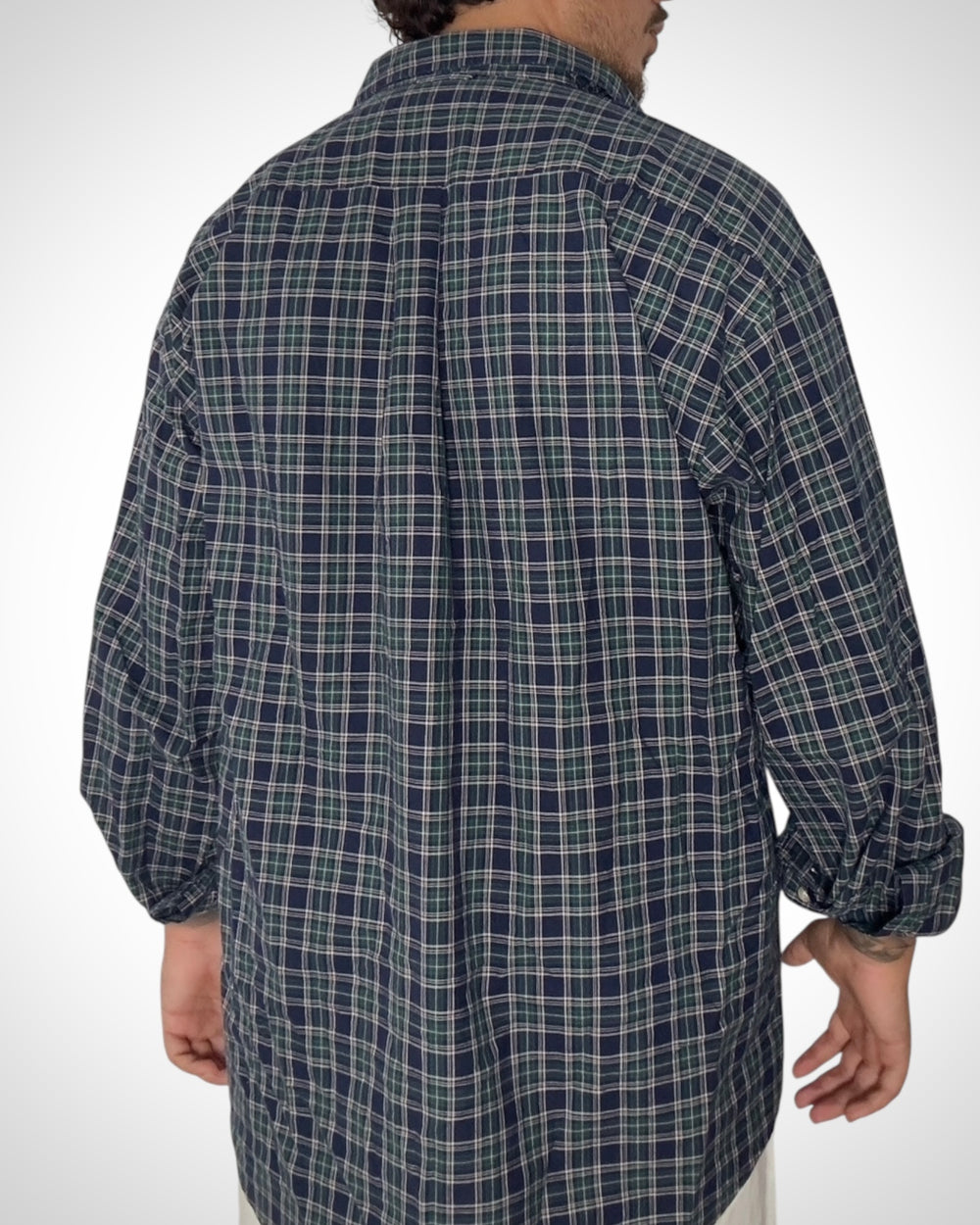 Camicia Vintage Tommy Hilfiger – Quadretti Verdi e Blu