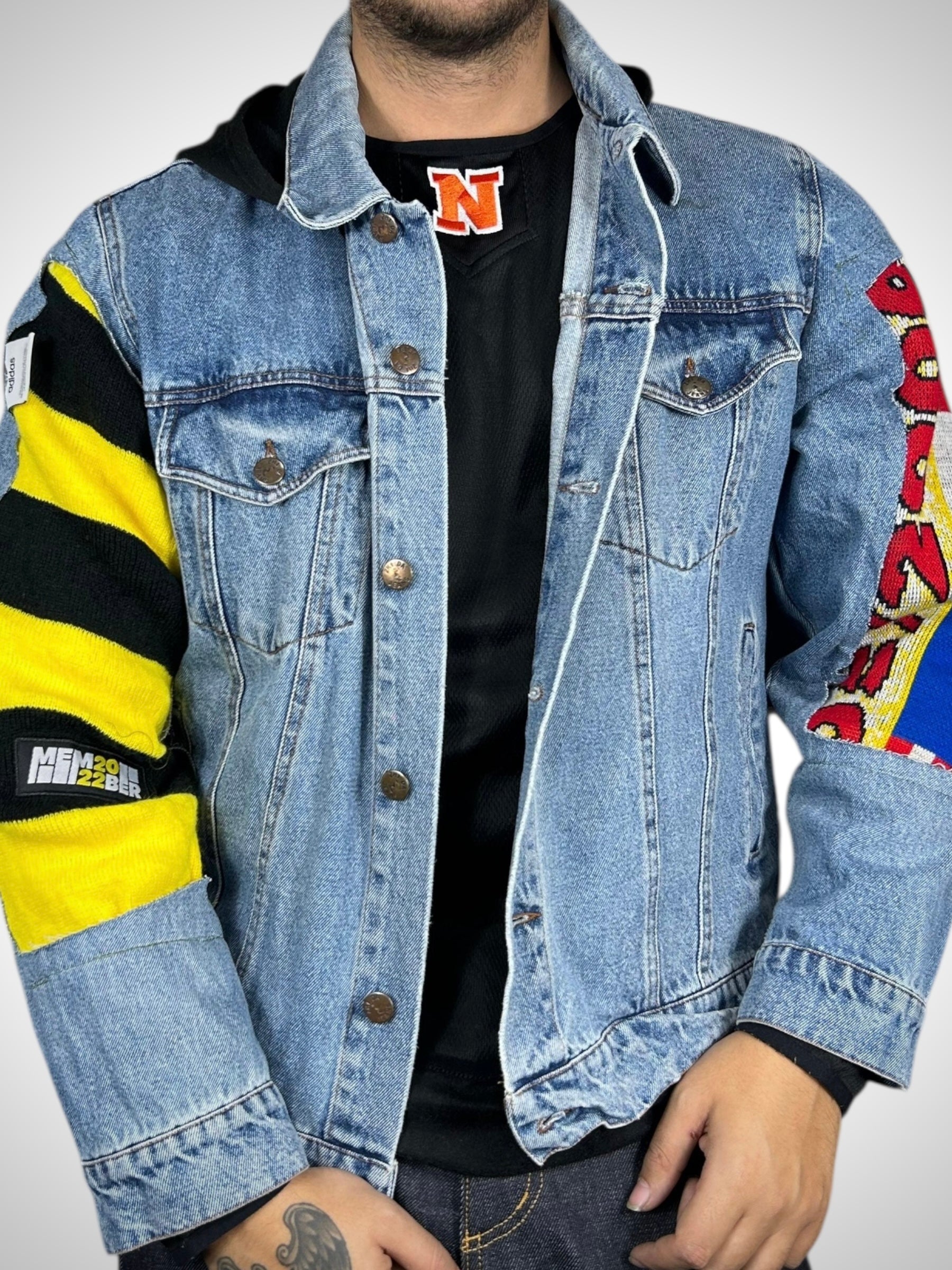 Vintage Denim Reworked Jacket “Adidas Street Hybrid”