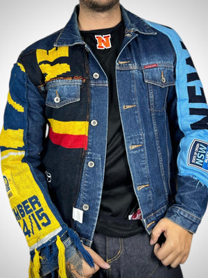 Vintage Denim Jacket Reworked “Mariners Legacy”