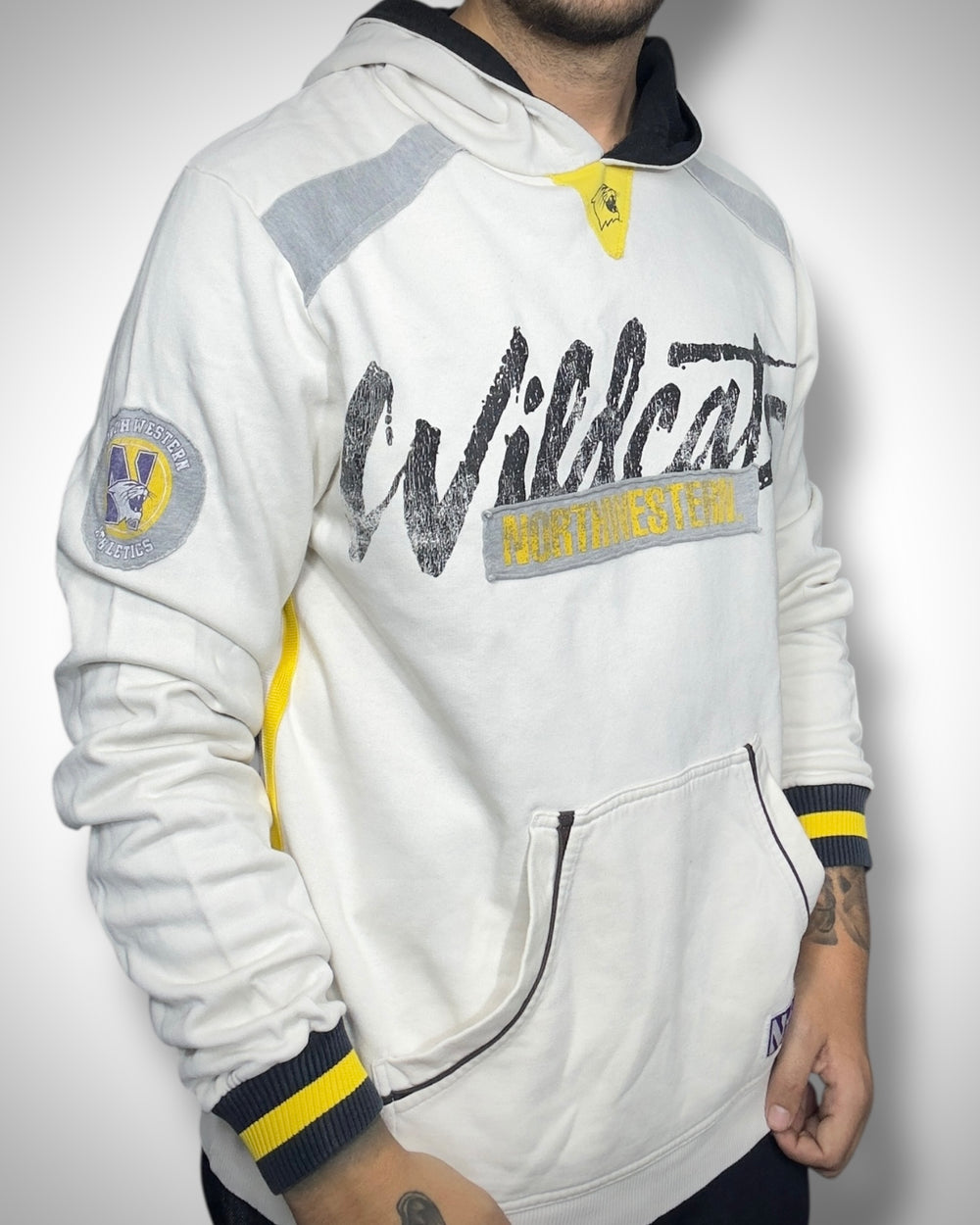 Felpa Vintage Champion Wildcats – College Heritage Hoodie