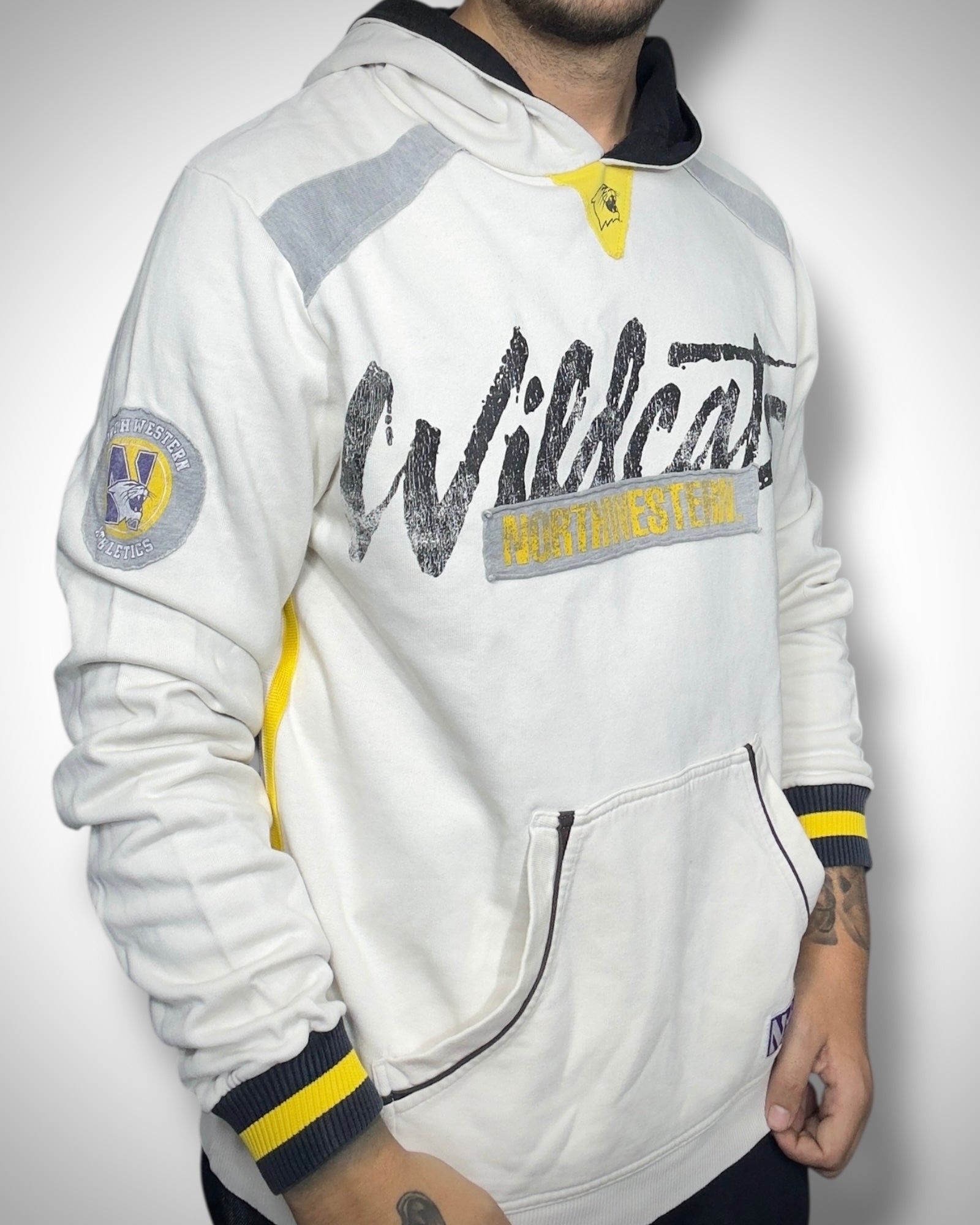 Felpa Vintage Champion Wildcats – College Heritage Hoodie