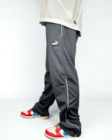 Vintage Puma Track Pants Grey 2000s — Reflect Line