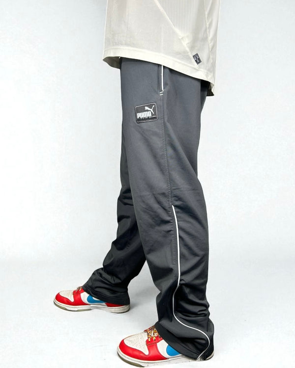 Vintage Puma Track Pants Grey 2000s — Reflect Line