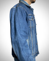 Giacca Evisu Reworked “Blue Metallic  Destroyed Effect”