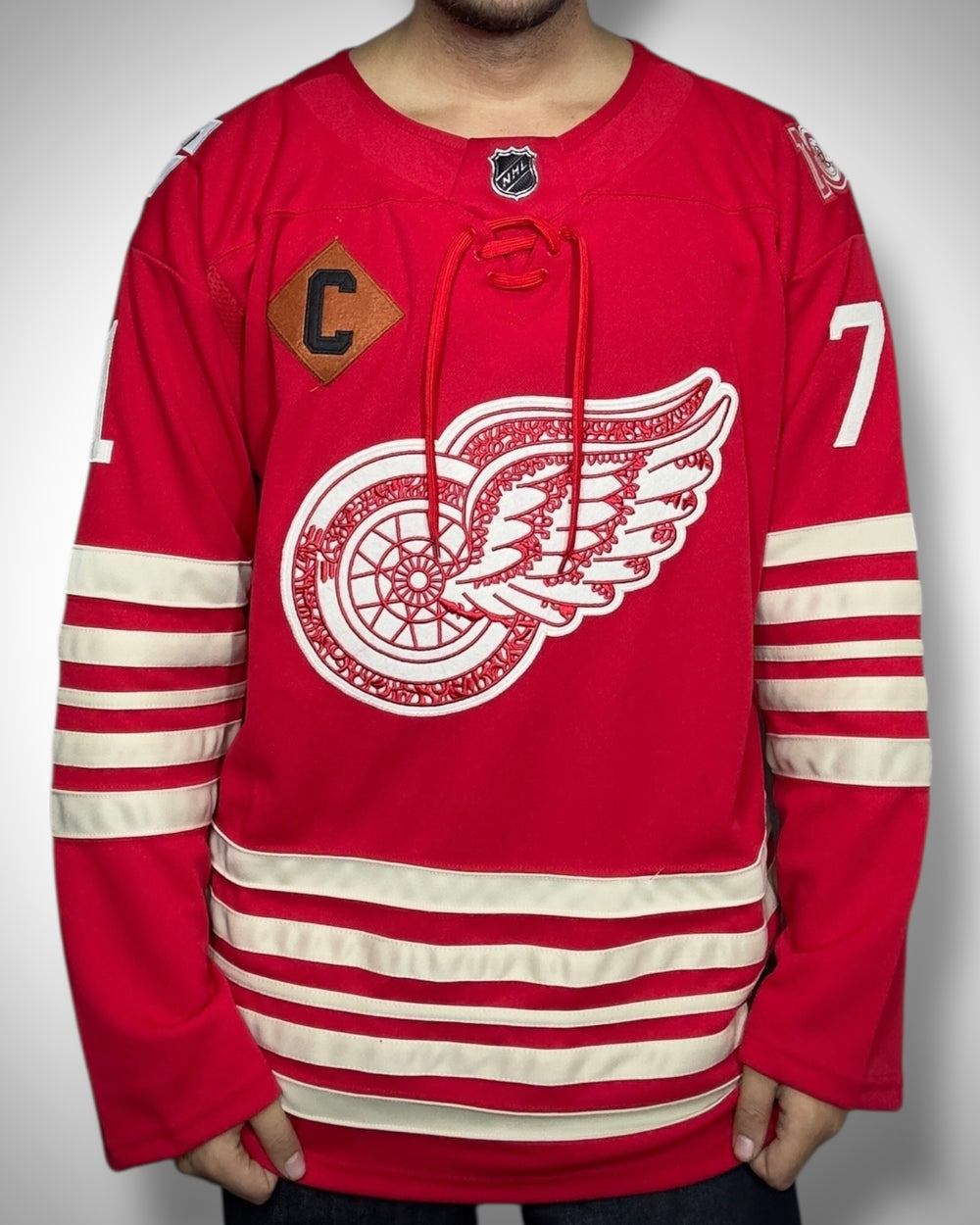 Maglia NHL Detroit Red Wings #71 Larkin
