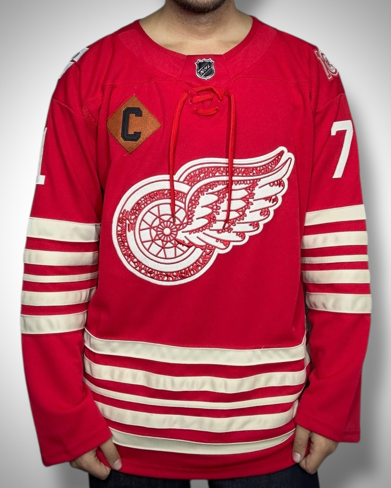 Maglia NHL Detroit Red Wings #71 Larkin