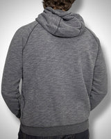 Felpa Vintage Nike Hoodie Grigio Mélange – Classic Swoosh Edition