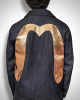 Giacca Reworked Evisu Gabbiano Oro Laminato e Interno Trapuntato