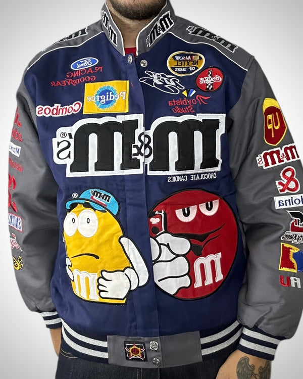 Giacca Racing Vintage NASCAR M&M’s Multicolor