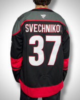 Maglia NHL Carolina Hurricanes Svechnikov #37 Black Alternate