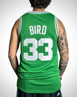 Canotta NBA Boston Celtics #33 Larry Bird Vintage 85-86 Hardwood Classics