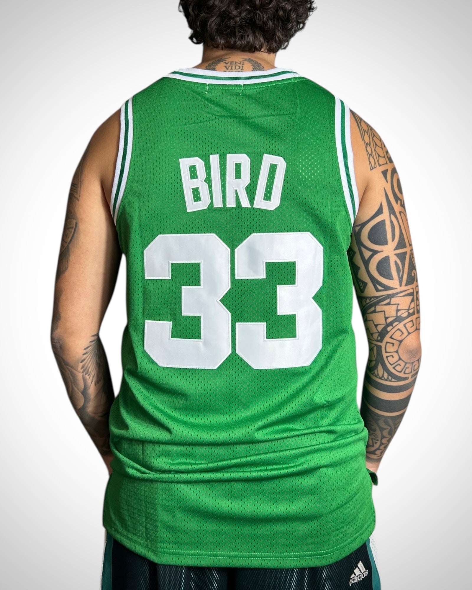 Canotta NBA Boston Celtics #33 Larry Bird Vintage 85-86 Hardwood Classics