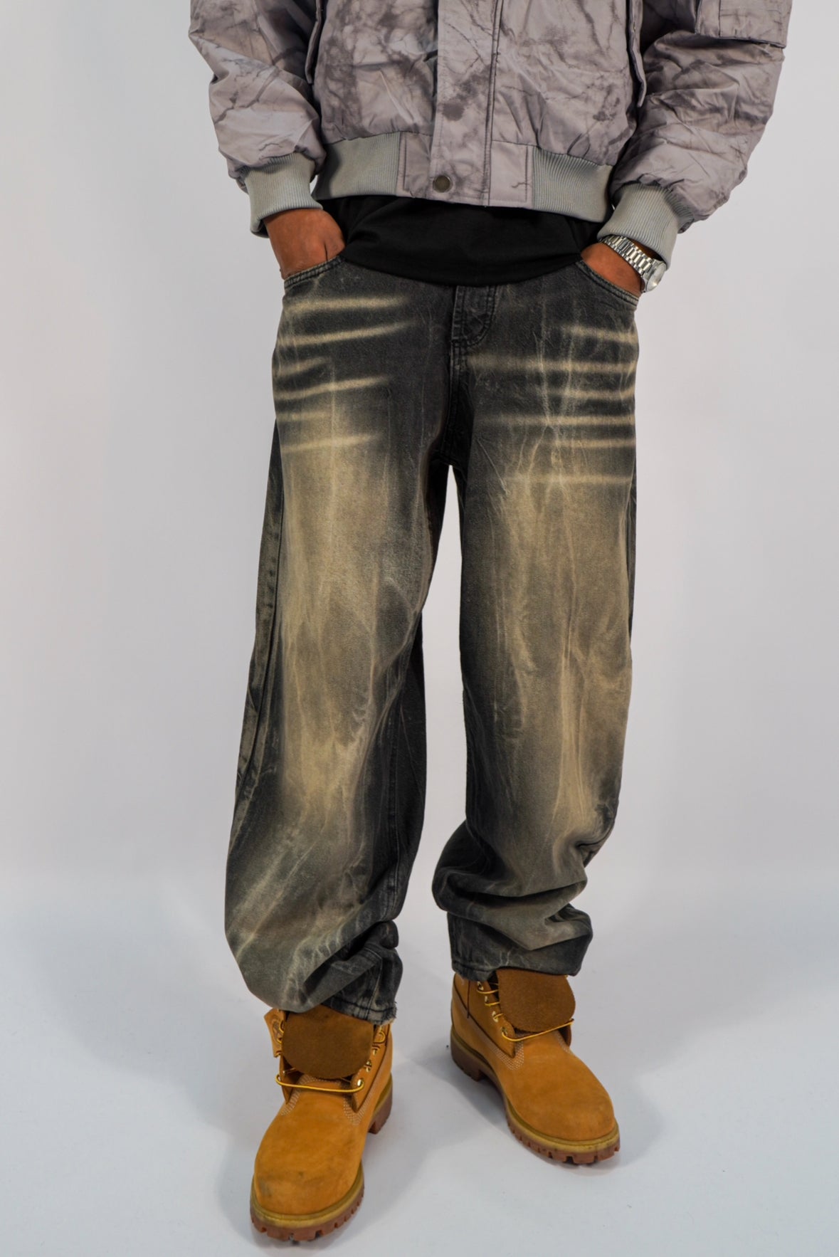 Denim Baggy Sand Wash