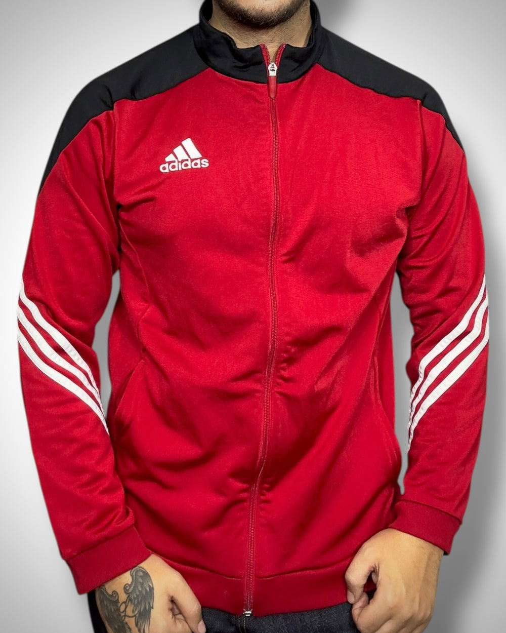 Adidas Vintage Track Jacket Rosso/Nera