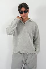 Half Rei Con zip In filo