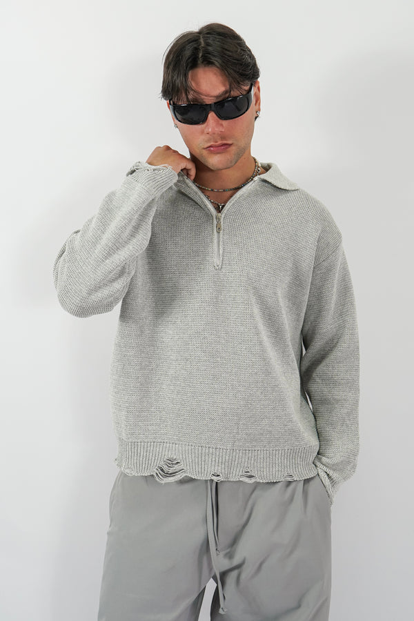 Half Rei Con zip In filo