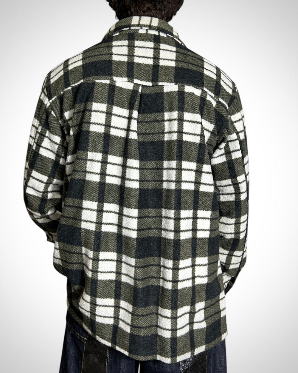 Vintage Check Shirt Military White