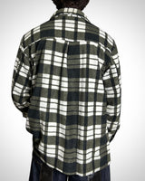 Vintage Check Shirt Military White