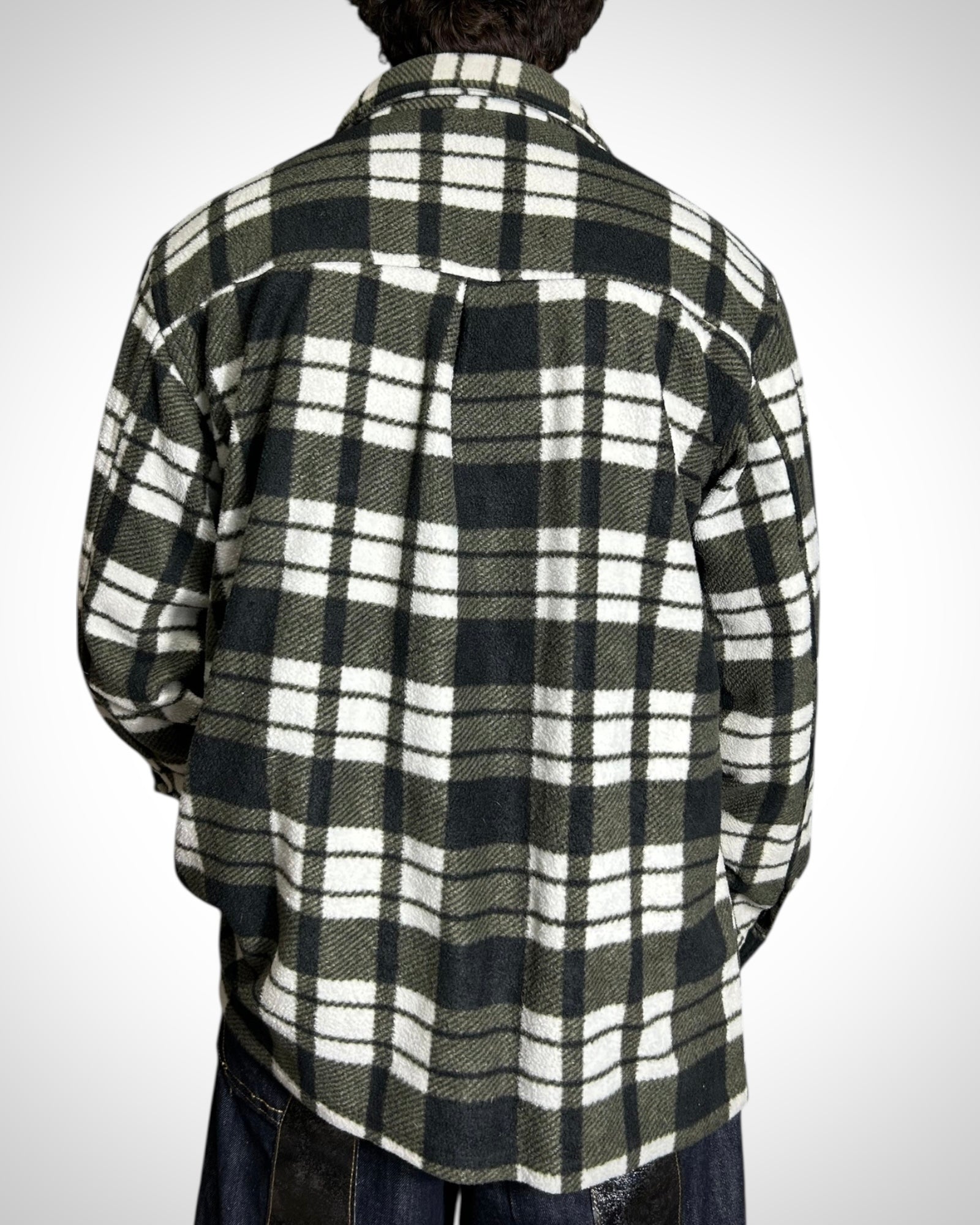 Vintage Check Shirt Military White