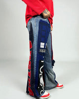 Levi’s Reworked Denim “Red & Blue Scarf Edition