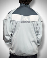 Adidas Vintage Track Jacket Bianco Grigio