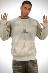 Distressed Knit Sweater