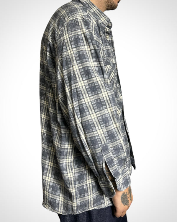 Vintage Check Shirt Grey Tone