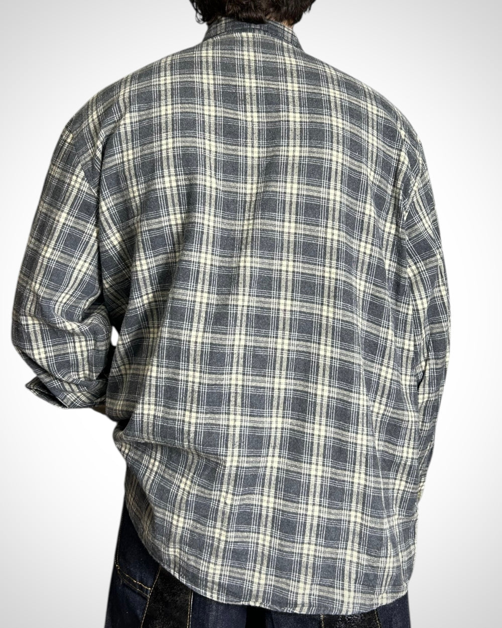 Vintage Check Shirt Grey Tone