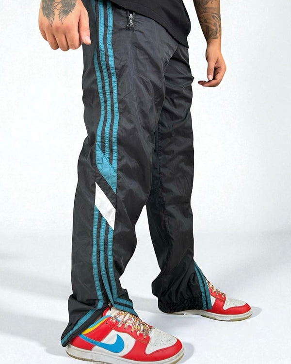 Pantaloni Adidas Vintage (anni
'90) - Nero e turchese