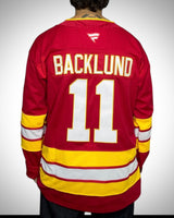 Maglia NHL Calgary Flames Backlund #11 Home Primegreen Adidas
