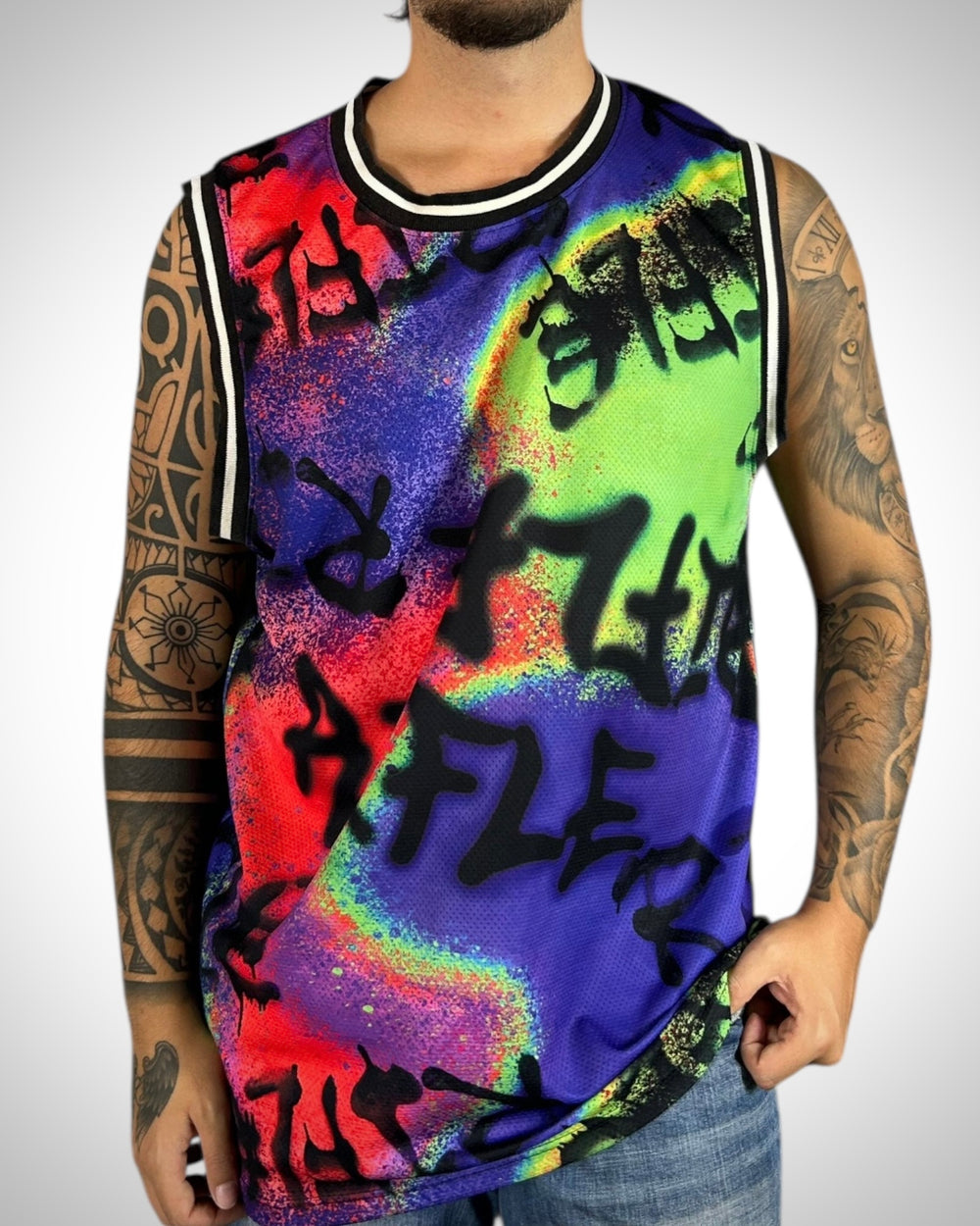 Canotta Rifle Multicolor Graffiti