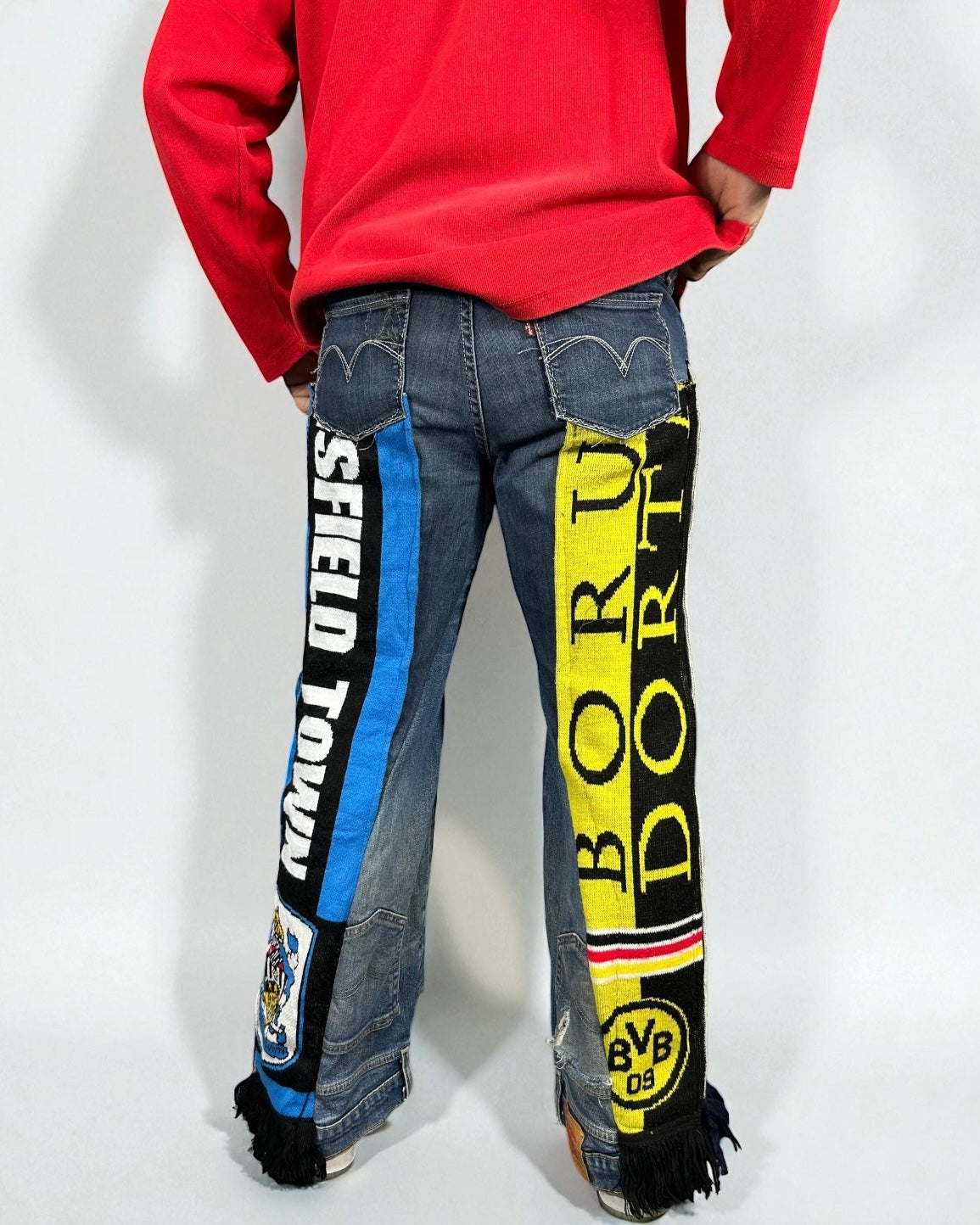 Levi’s Reworked Denim “Football Scarf Edition”