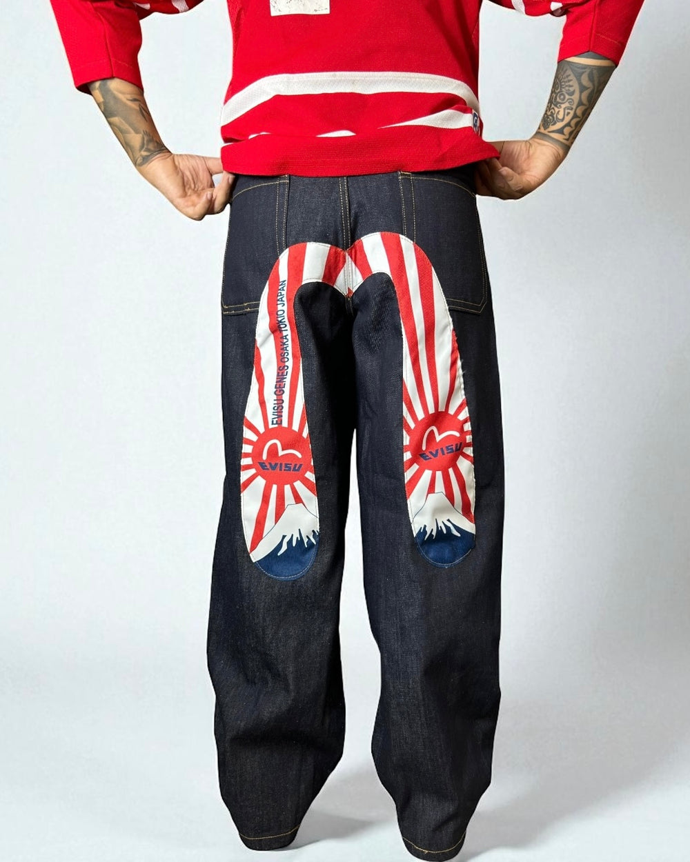 Evisu Reworked jeans "Rising sun edition"