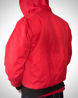 Giubbino Reworked Carhartt Active Rossa con Cappuccio