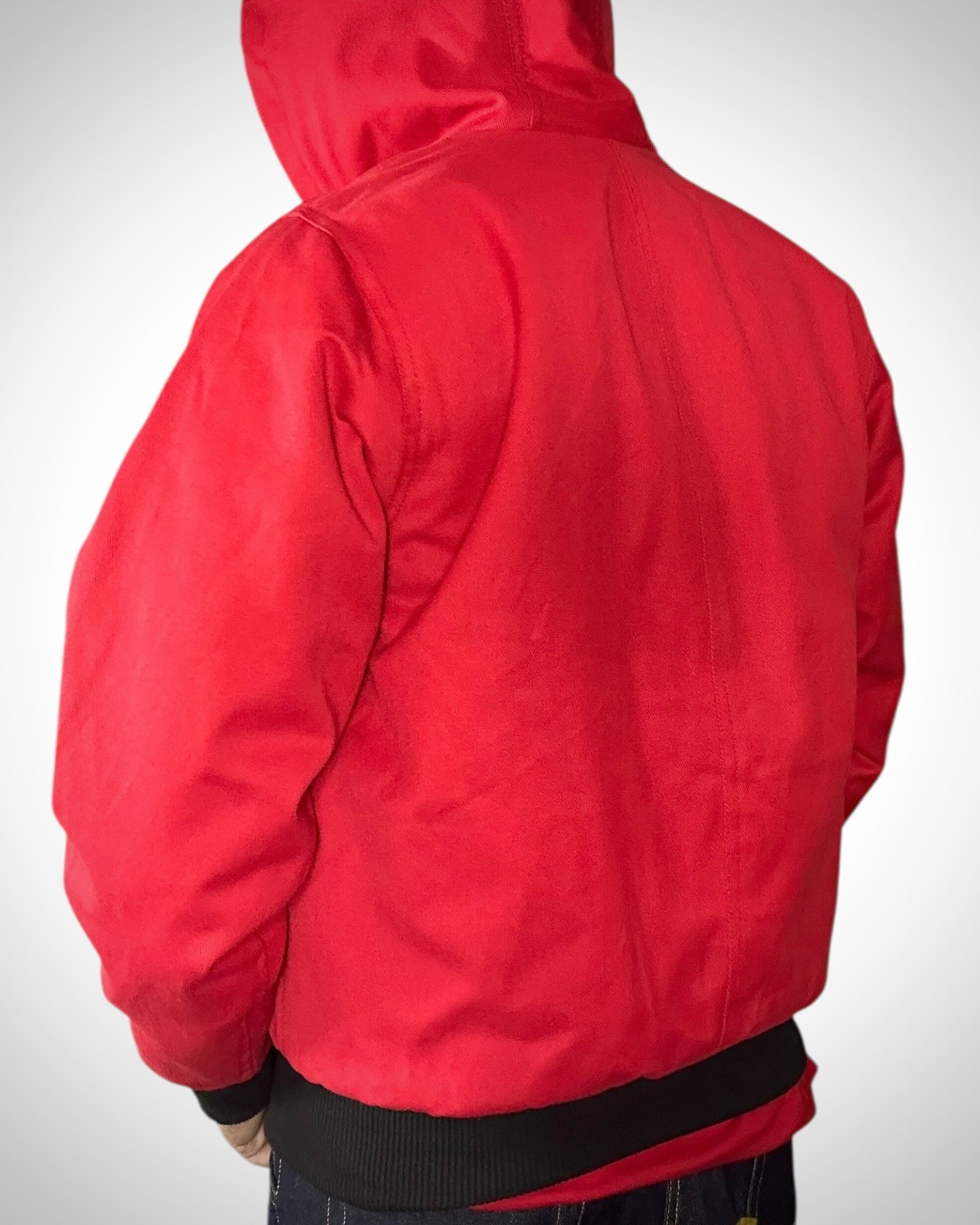 Giubbino Reworked Carhartt Active Rossa con Cappuccio