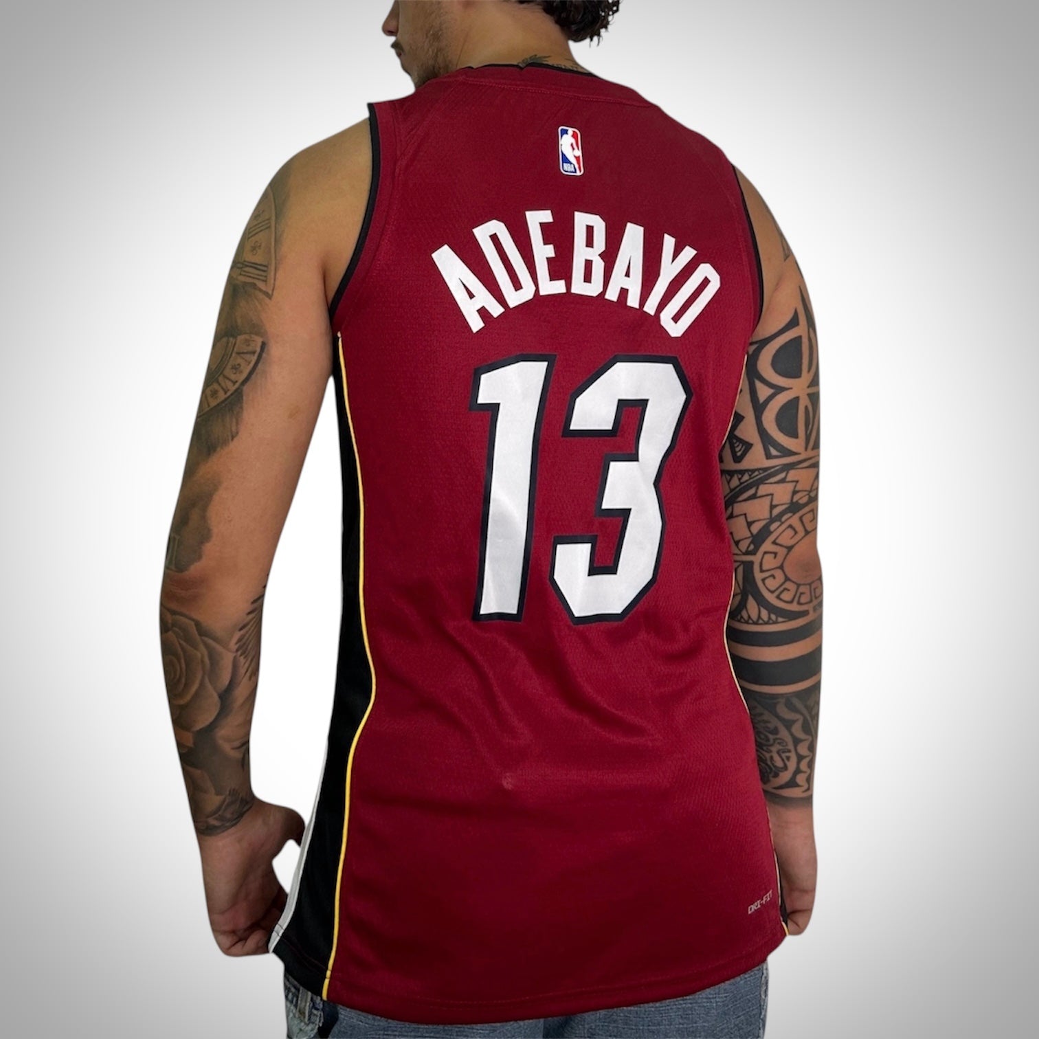 Maglia NBA Miami Heat #13 Bam Adebayo Jordan Brand Statement Edition