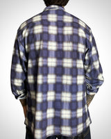 Vintage Colmar Check Shirt Blue Tone