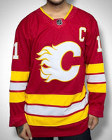 Maglia NHL Calgary Flames Backlund #11 Home Primegreen Adidas