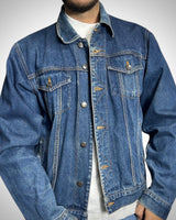 Giacca Evisu Reworked “Blue Metallic  Destroyed Effect”