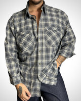 Vintage Check Shirt Grey Tone